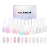 Miss Cherry Gama De Gel Base Rubber Esmalte Para Uñas