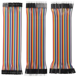 WWZMDiB 120 Pin Breadboard Jumper Wires Length 20cm, 40pin Male to Female, 40pin Male to Male, 40pin Female to Female