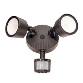 Topaz F-SL/24W/40K/BL/MS 24W LED Fixture Security Light with Motion Sensor (Black)