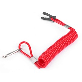 Outboard Kill Switch Lanyard Fit for Suzuki, Outboard Replacement Engine Stop Lanyard Motor Safety Rope Kill Switch Key Lanyard for Suzuki