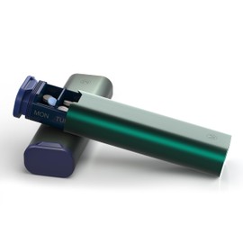 The Pill Box - Premium Metal 7 Day Weekly Pill Organiser by Mannox (Forest Green)