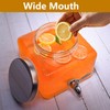 Einfache 1 Gallon Glass Drink Dispensers for Parties,1 Pack Beverage