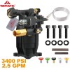 YAMATIC Pressure Washer Pump 3/4" Shaft Horizontal 3400 PSI 2.5