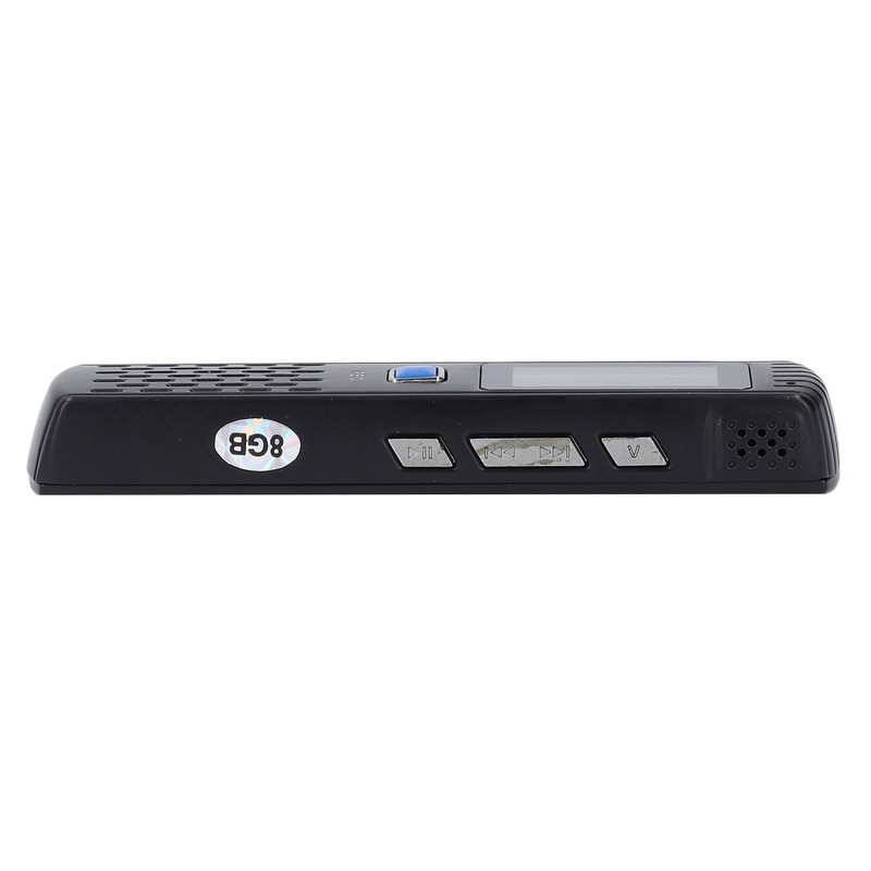 Digital Voice Recorder Noise Reduction 8GB MP3 Player 220mAh 3.5mm