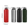 1.5L Metal Water Bottle Stainless Steel Vacuum Flask, Non-Leak Sports