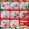 Cholemy 12 Pcs Christmas Money Dispenser and Money Box with