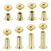 sourcing map 110 Sets Chicago Screw Rivets Metal Phillips Head