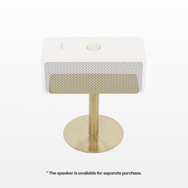 MARBLEHOLIC Emberton Speaker Stand, for Marshall emberton Speaker, Opticaml Sound Quality, Width 5.35inch Height 3.94inch, Compact Size, Stylish Home Audio Setup, luxurios Matte Color… (Satin Gold)