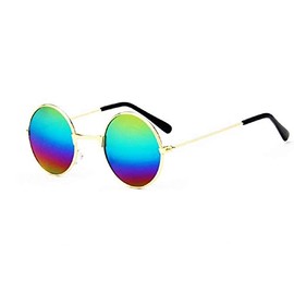 KIRALOVE sunglasses - hippie - round - man - woman - unisex - polarized uv400 - multicolor - spring - autumn - winter - summer