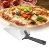 Pizza Spatula Stainless Steel Pizza Peel Multifunctional 2-in1 Pizza Cutter