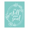 Silkscreen Stencil It is Well,Reusable Self-Adhesive Silk Screen Printing, for