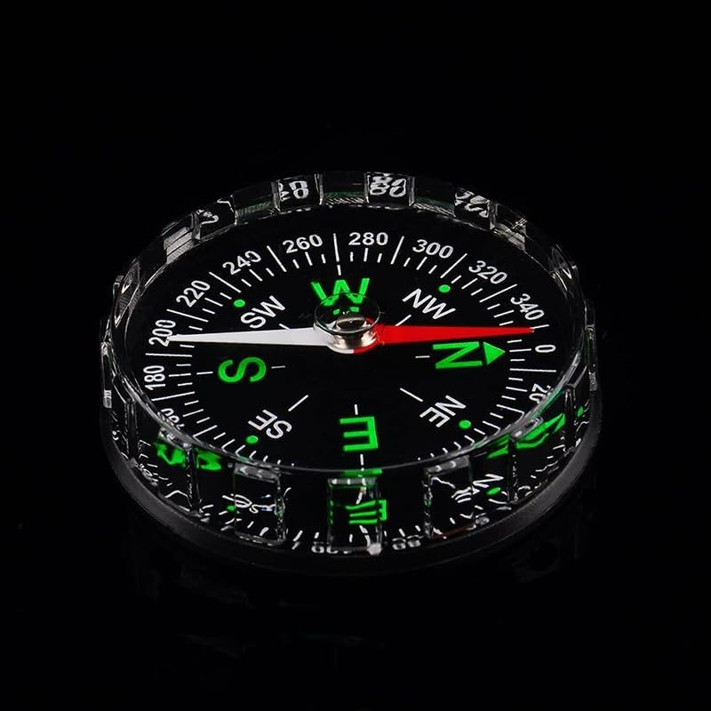 1 x Mini Pocket Compass Outdoor Sports Camping Hiking Navigation