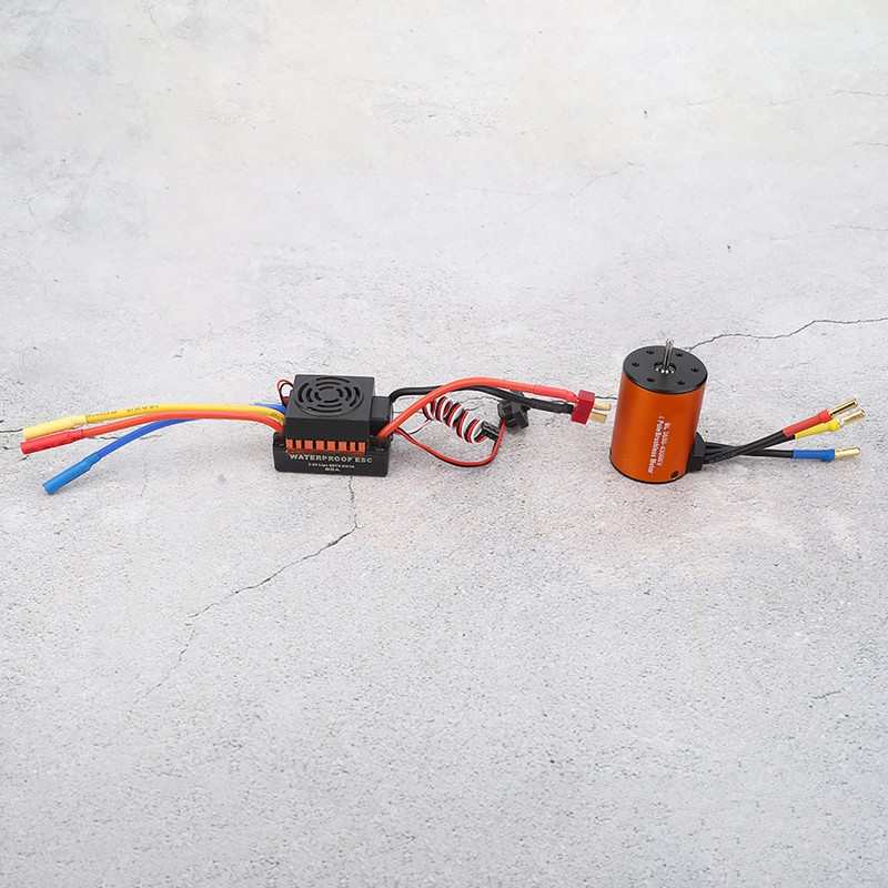 3650 4300KV Brushless Motor 60A ESC Upgrade Parts Accessory for