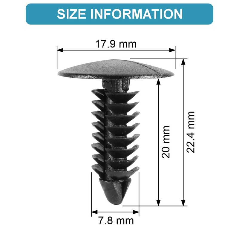 CARSO Replacement Push Pin Retainer Clips 6030441 Compatible with Chrysler;