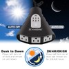 K KASONIC - Outdoor Light Timer, Waterproof Plug in Sensor