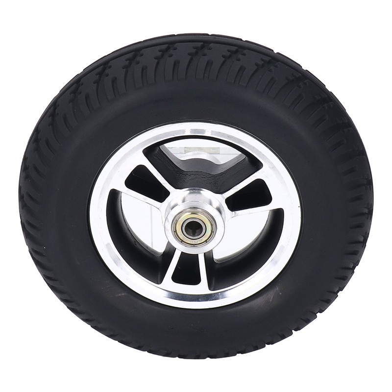 Wheelchair Wheel PU Wheel Alloy Steel Hub Anti Skid Walker