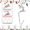 Yotako 5 Pieces Christmas Stocking Holders, Mantel Hooks Hanger Christmas