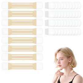 XdealCozyxc 48 Pcs Face Lift Tape Invisible, Seamless Waterproof Neck Tapes for Daily Lifting Sagging Skin Firming Face Double Chin