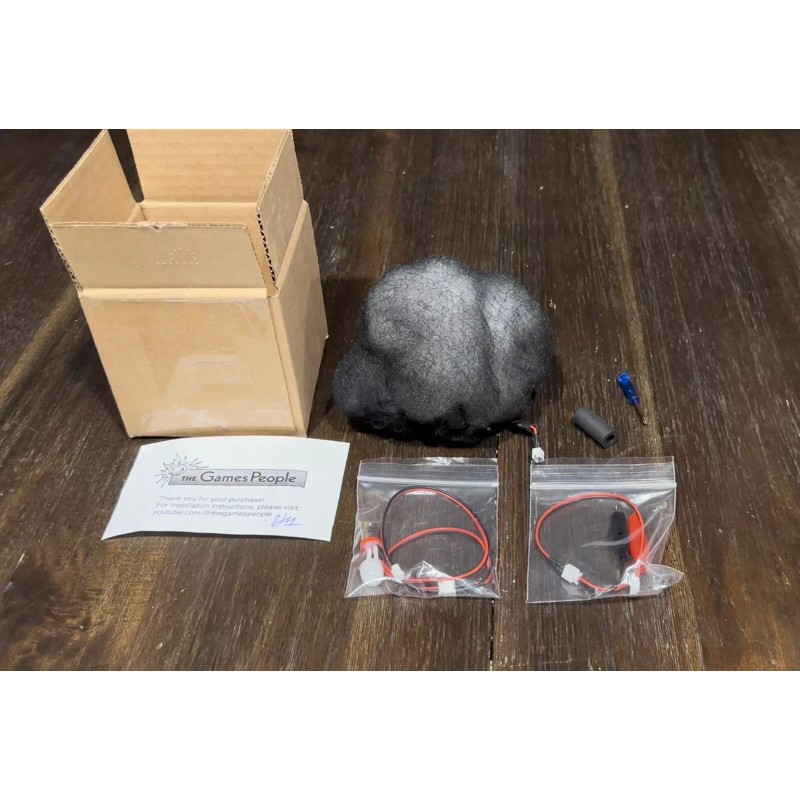 Stern LED ZEPPELIN Pinball Exploding Zeppelin Mod w/fire lights The