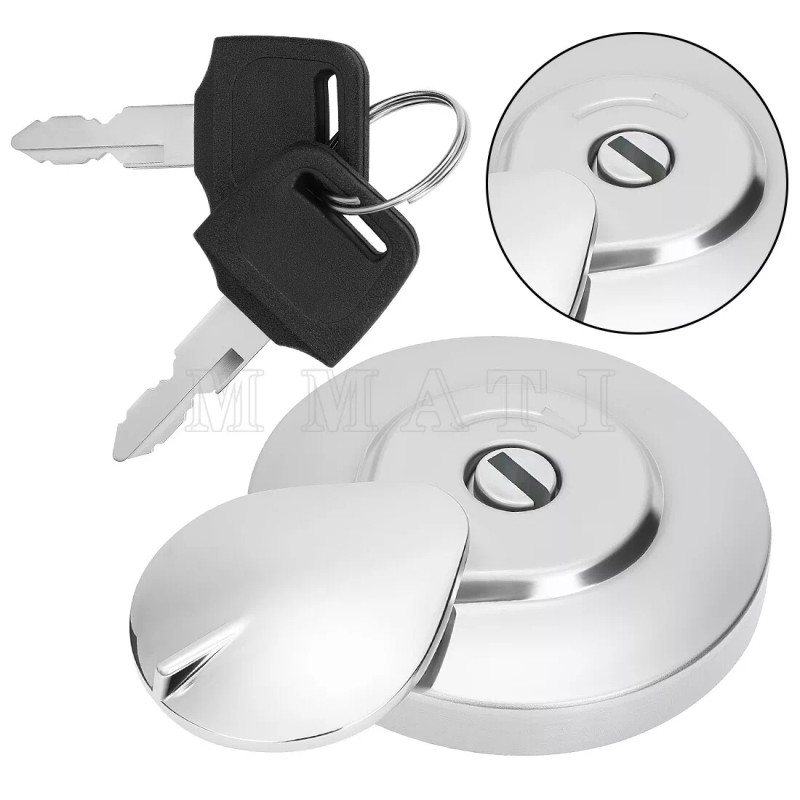 M MATI Fuel Gas Tank Lock Cap For Honda Shadow
