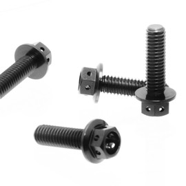 Autobahn88 Motorcycle Brake Master Cylinder Bolt Dress-up Kit, compatible with Aprilia RSV4 2009-2017 (Black) (Set of 4)