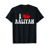 I Love Aaliyah Funny Valentines Day Heart Love Women Aaliyah