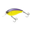 DUEL HARDCORE CRANK 2+ 65F 2.6 inches (65 mm), Weight: 0.5 oz (14 g), R1375-PUCL-Purple Backchart Lure, Bass Fishing