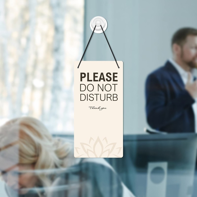 Putuo Decor Señal de PVC Please do not disturb/Welcome -