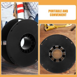 JECOMPRIS Cord Reel 3pcs Extension Cord Wheel Heavy Duty Open Cord Reel Hand Wind Power Cord Reel for Garage Shop