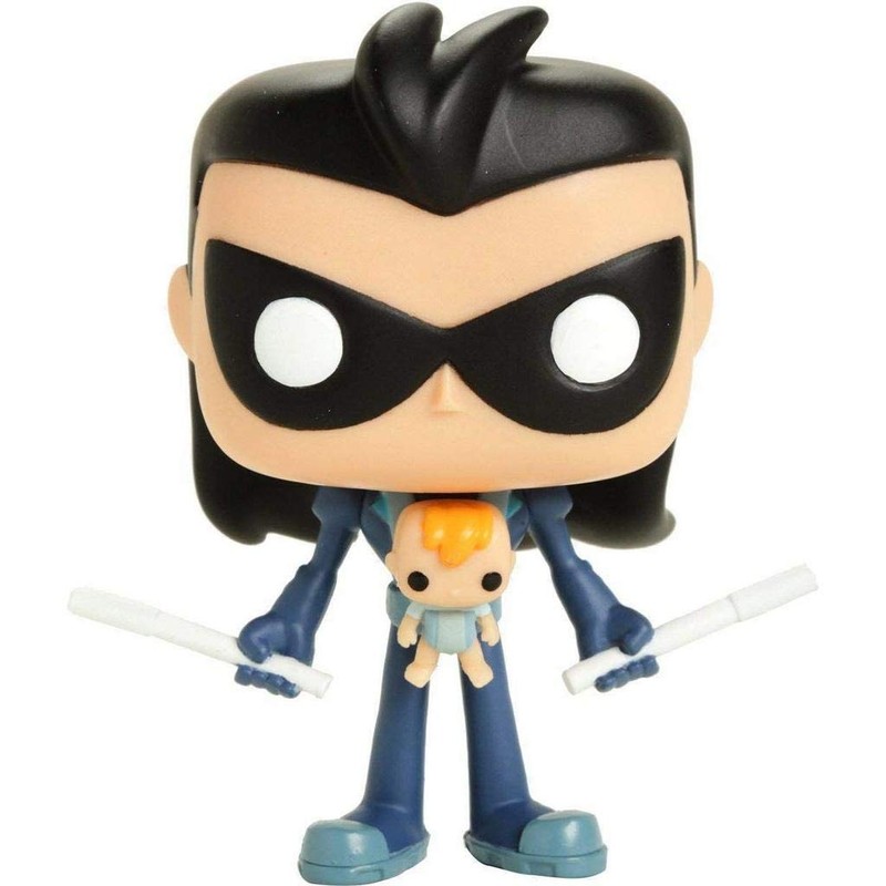 Funko Pop! Television Teen Titans Go! Robin with Baby #599