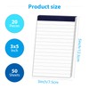 50 Sheets Perforated Note Pads for Daily Planning and Organization