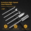 LuMuank Wood Carving Bits for Dremel Tool Accessories, 5Pcs Different
