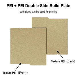 TMYPN 264 x 276mm Build Plate for Anycubic Kobra S1 & Kobra S1 Combo 3D Printers, Double Side Textured PEI Good Adhesion Spring Steel Plate for Anycubic 3D Printer