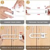 Cabinet Locks, Child Safety Sliding Door Lock, U Shape Adjustable
