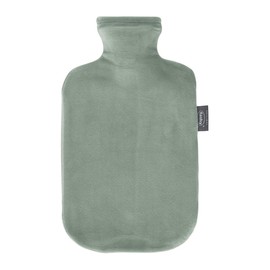 Fashy Hot Water Bottle 2.0 L with Fleece Cover Green