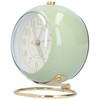 Alarm Clock Silent Non Ticking Metal Paint Power Saving Eye