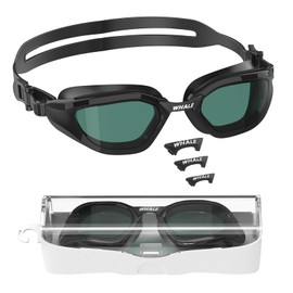 Whale Swimming Goggles - 100% UV Protection and Anti-fog - Ultra Soft Silicone Seal - Suitable for Adult Men and Women