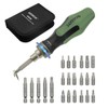 Senrog Tool 24-in-1 Ratcheting Screwdriver set, Multibit set, (Phillips,Slotted,Hex,Square,Torx) 18
