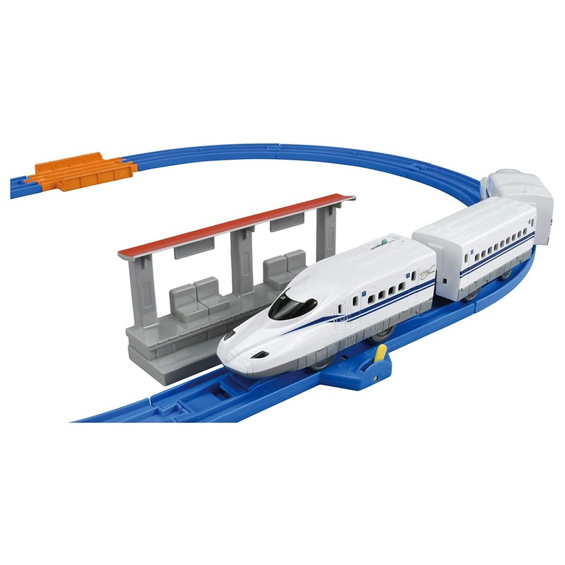 Takara Tomy Plarail N700S Shinkansen Basic Set, Train Toy, For
