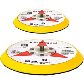 Vossner Backing Pad 5/16-24 with Velcro Polishing Pad for Eccentric Polishing Machine with Hub 5/16 Inch (125 mm + 150 mm)