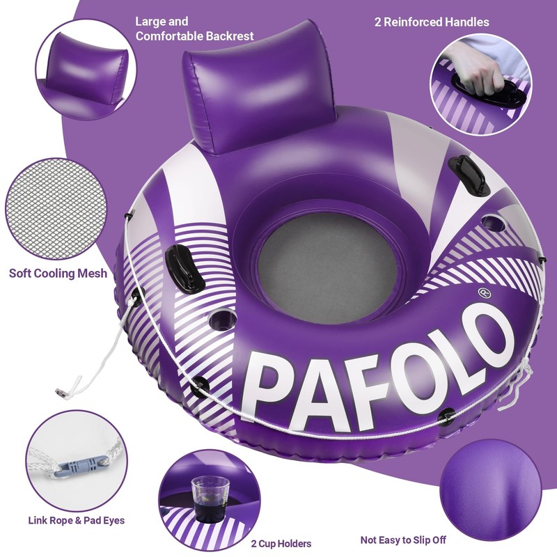 Pool Float Adult, Inflatable River Tube Float, River Tubes for