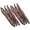 FOMIYES 12pcs Leopard Print Hair Curlers Soft Sponge Hair Rollers