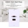 Placa de Pared HDMI VGA, Placa de Conector Frontal de