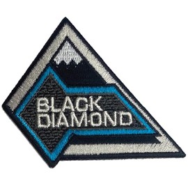 Ford Bronco Black Diamond Logo Embroidered Patch 3 inch x 2.4 inch | Heat Seal Patch for Clothes, Jean Jacket, Black Backpack, Hat, Jackets, and More