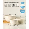 Seyatoo Ceramic Mixing Bowls Set of 3, Large Serving Bowls