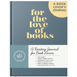 Reading Journal: For the Love of Books, A Book Journal and Planner for Book Lovers to Track, Log and Review