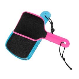 Healeved 3pcs U-shape Double-sided Foot File Set for Pedicure Gentle Exfoliator for Dead Skin Durable Scrubber for Smooth Feet Care Tools for Women and Men