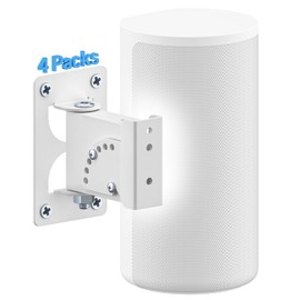 notiela Tilt & Swivel Adjustable Speaker Wall Mount for Sony HT-A9, SA-RS5 Speakers Mount - Wall Speaker Mounting Bracket Designed for Sony HT-A9 & SA-RS5 for Better Sound, 4 Pack