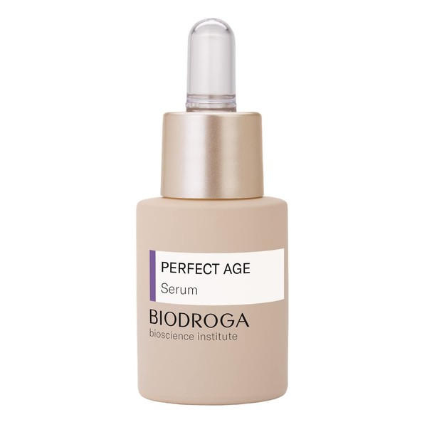 Biodroga Anti Ageing Serum Perfect Age 15 ml - Skin Care Face Serum Against Wrinkles Skincare Care Bioscience Institute