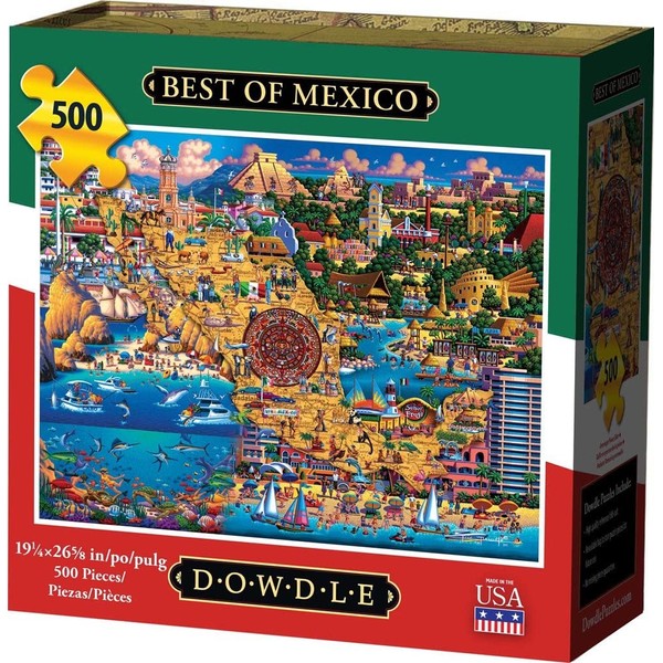Dowdle Jigsaw Puzzle - Best of Mexico - 500 Piece